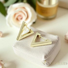 Goldfilled Antialergeni Naušnice 16mm 14K Boja