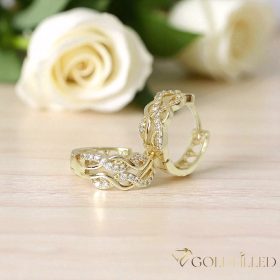 Goldfilled Antialergeni Naušnice 16mm 14K Boja