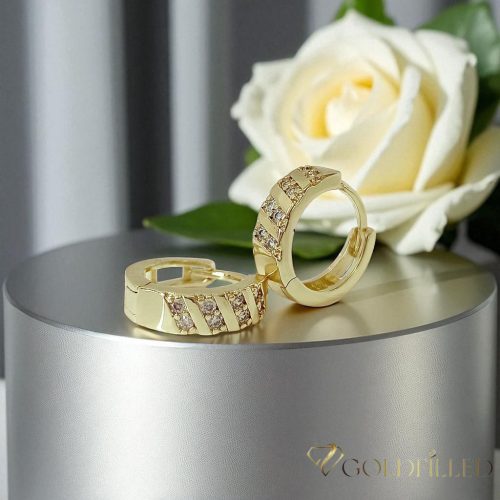 Goldfilled Antialergeni Naušnice 14 mm 14K Boja Multicolor 