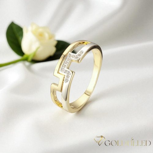 Antialergijski prsten „Goldfilled” u različitim veličinama, boja 14K