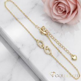 Goldfilled Narukvica za gležanj Max. 27cm Boja 14K