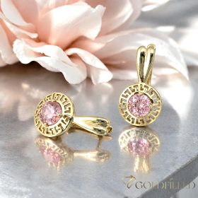 Goldfilled Antialergeni Naušnice 19 mm 14K Boja