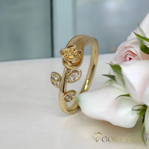 Antialergijski prsten „Goldfilled” u različitim veličinama, boja 18K