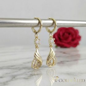 Goldfilled Antialergični Naušnice 38mm 14K boja