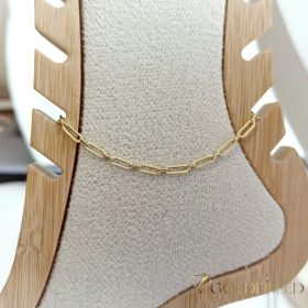 Goldfilled Narukvica za gležanj 29cm/3mm Boja 14K