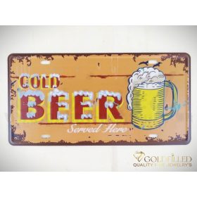 DEKORATIVNA METALNA PLOČA 15X30 CM