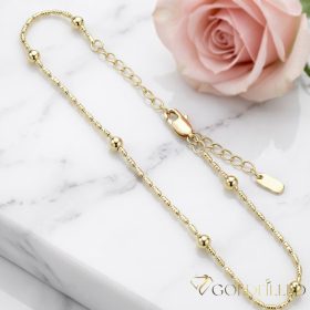 Goldfilled Narukvica za gležanj Max. 27cm Boja 14K