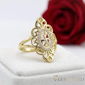   Antialergijski prsten „Goldfilled” u različitim veličinama, boja 14K