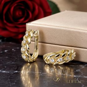 Goldfilled Antialergeni Naušnice 17 mm 14K Boja