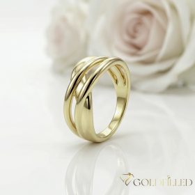   Antialergijski prsten „Goldfilled” u različitim veličinama, boja 14K