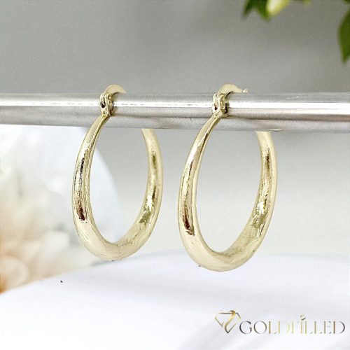Goldfilled Antialergijske  naušnice 30mm 14K boja	