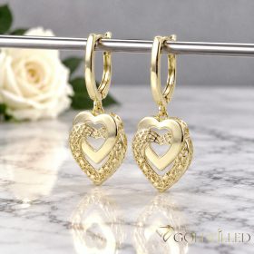 Goldfilled Antialergijske naušnice 40mm 14K boja	