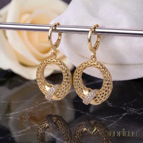 Goldfilled Antialergijske naušnice 38mm 18K boja