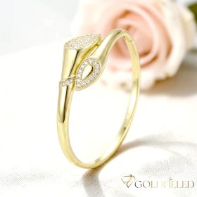   Antialergijska narukvica „Goldfilled” 4-18mm  boja (14K) promjer 60mm "otvoriv"