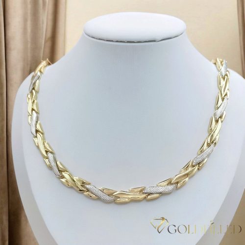 Ekskluzivna antialergijska ogrlica „Goldfilled” 50cm/8mm,  14K višebojna