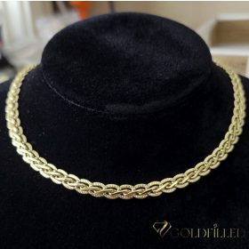   Goldfilled Antialergijski Luksuzni Ogrlica 50cm Dugačka i 7mm Široka Boja 14K