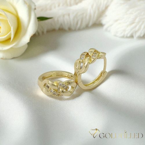 Goldfilled Antialergeni Naušnice 17mm 14K Boja