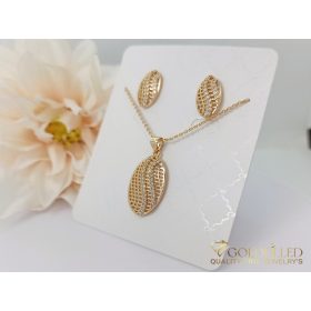   Antialergijska ogrlica „Goldfilled” 45cm/1mm + privjesak + naušnice