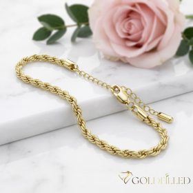 Goldfilled Narukvica za gležanj Max. 27cm Boja 14K