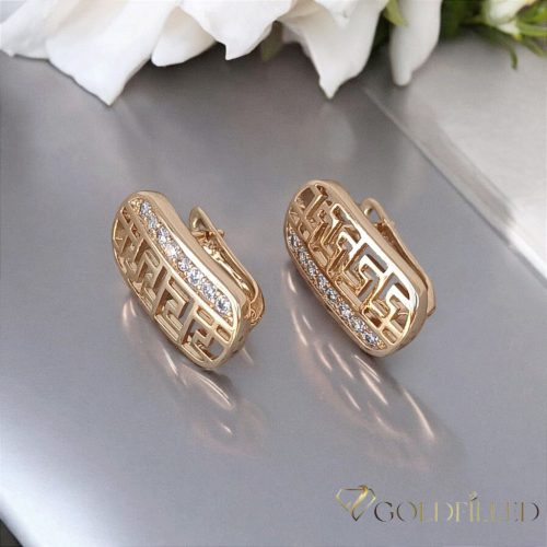 Goldfilled Antialergeni Naušnice 20mm 18K Boja